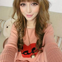 48张卷发时尚女生QQ头像 真实好看的美女头像合集