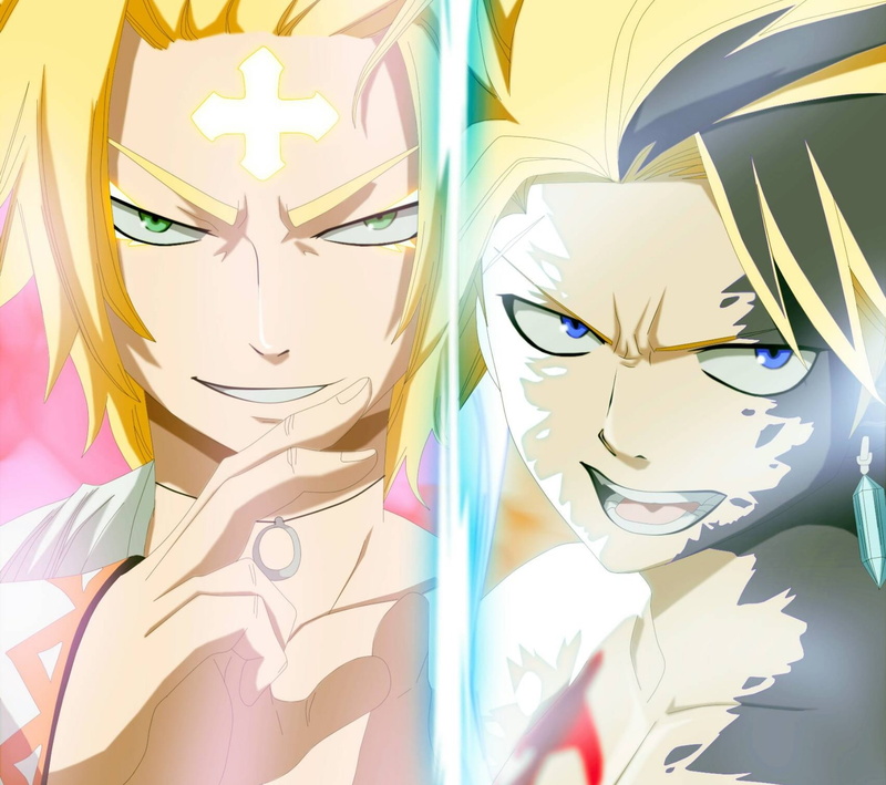 妖精的尾巴壁纸合集 拉凯德·多拉格尼尔与斯汀·尤克利夫高清壁纸