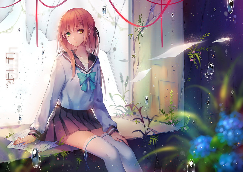 绝美二次元长发少女壁纸合集