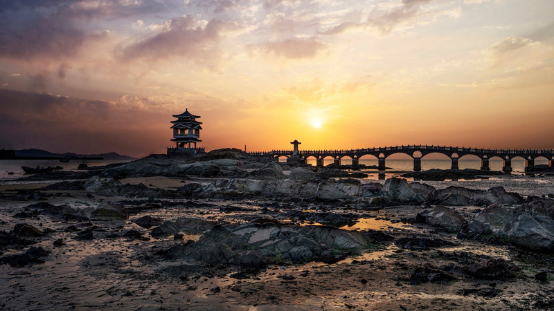 绝美光影海岛动漫壁纸