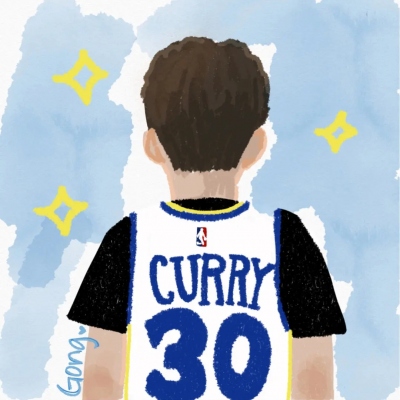 18张手绘篮球情侣头像 一男一女款合集