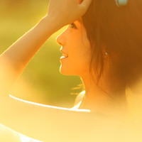47张氛围感拉满！夕阳下的温柔女生头像合集