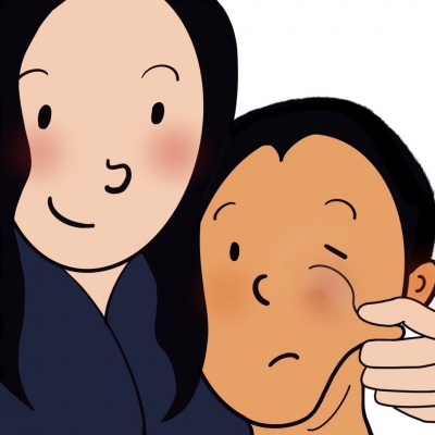 10组超可爱动漫双人情侣头像 一人一半超适配