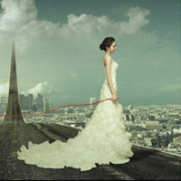 女生穿婚纱QQ头像合集 47张好看的头像素材