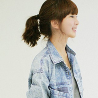 48张活力时髦马尾辫女生QQ头像合集