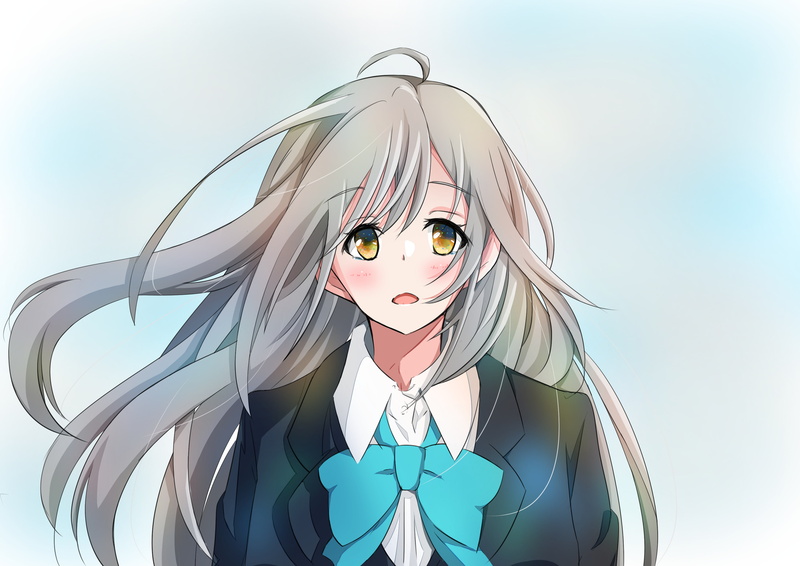 这款动漫壁纸太绝了！《色彩斑斓的世界》女主月白瞳美2K高清图速存