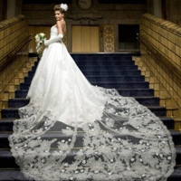 女生穿婚纱的QQ头像来啦！48张超好看的唯美婚纱照头像
