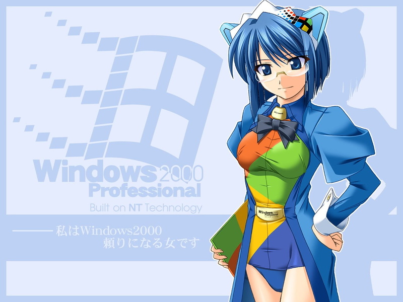Windows娘系列动漫壁纸合集 720P高清版