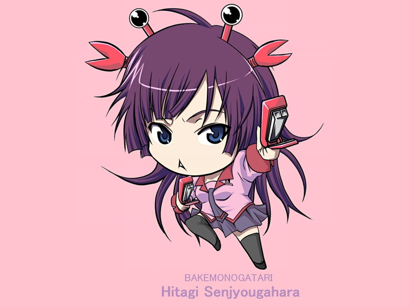 《化物语》战场原黑仪高清壁纸合集 戳进看校服美少女