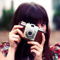 拿相机的清新女生头像合集，48张唯美氛围感头像直接用