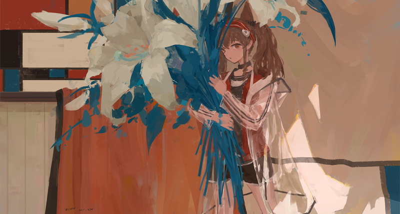 明日方舟安洁莉娜绝美2K动漫壁纸