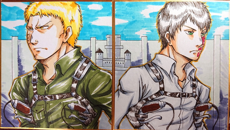进击的巨人 莱纳·布朗 贝尔托特·胡佛 高清动漫壁纸