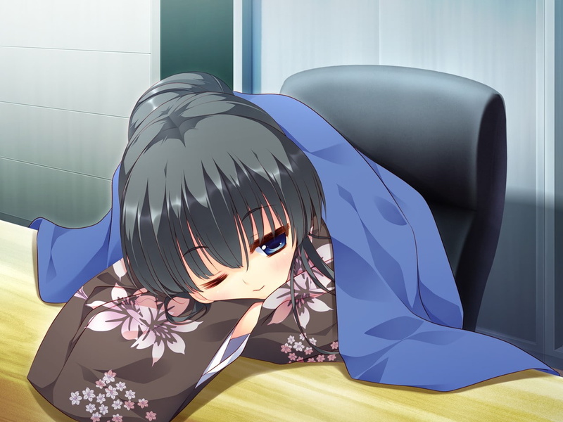 《架向星空之桥》720P动漫少女高清壁纸