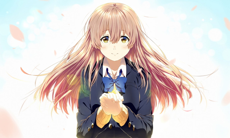 声之形动漫壁纸来啦！女主西宫硝子高清美图合集