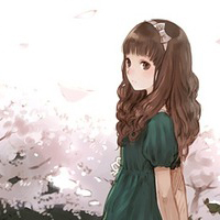 47张超好看的唯美插画动漫女生头像合集
