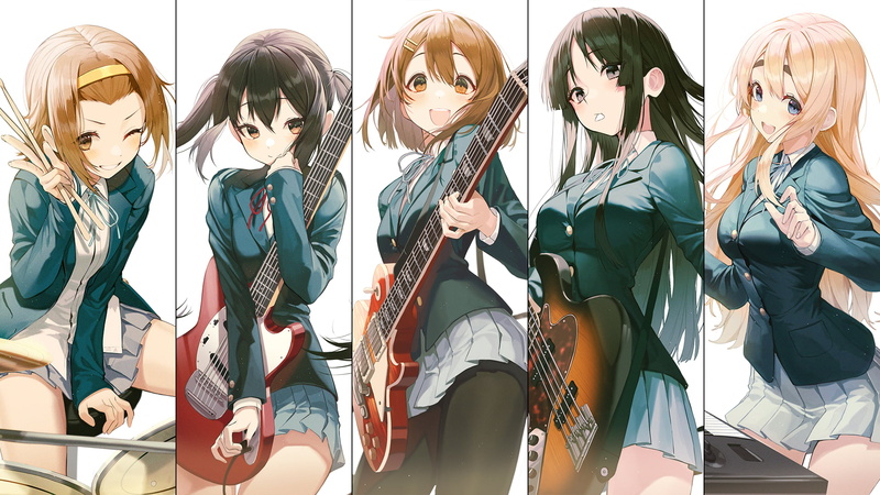 《轻音少女》乐队成员高清壁纸合集