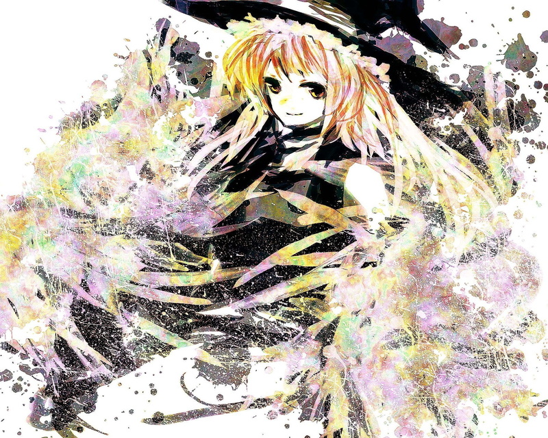雾雨魔理沙 东方Project 动漫少女壁纸