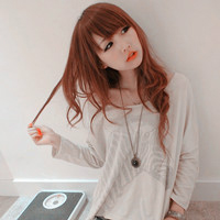 48张简约好看的QQ女生卷发头像合集