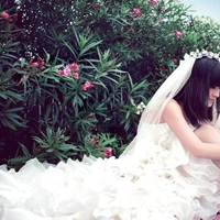 48张小清新婚纱照女生唯美头像合集