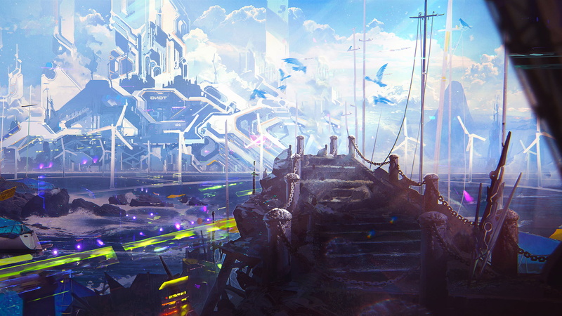 这张ArtStation上的火影同人壁纸太绝了！1080P高清佐助角色原画直接当手机壁纸