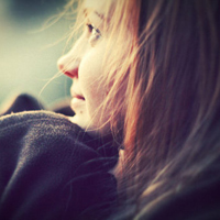 48张氛围感拉满的微信女生侧脸头像，每一张都超有意境感