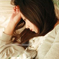 躺着的清新女生QQ头像 48张小清新唯美图集