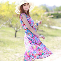 女生穿长裙的清新感头像合集 72张小清新女生头像