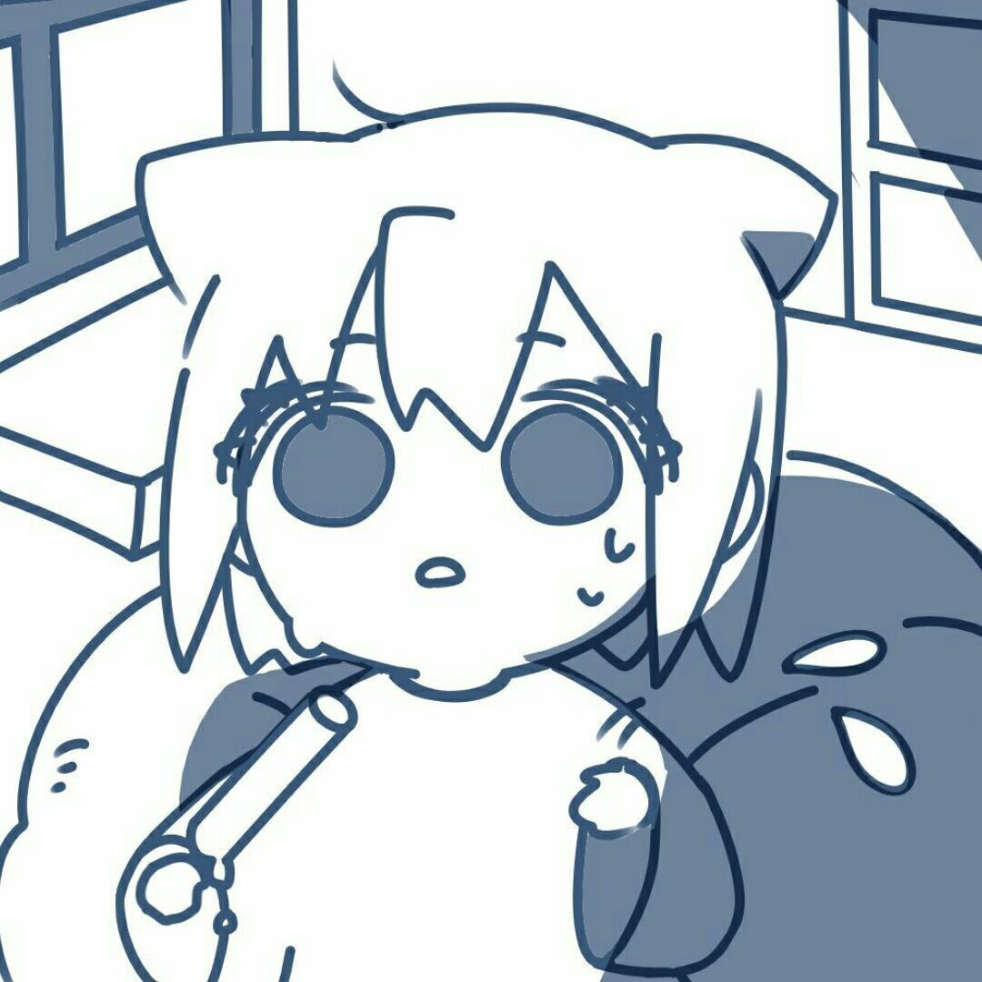 微信蓝色系一左一右情侣头像 10张合集来了