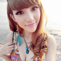 48张卷发时尚女生QQ头像 真实好看的美女头像合集