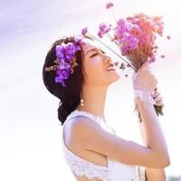 17张超治愈！带薰衣草的小姑娘女生头像合集