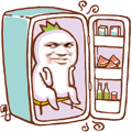 夏天只想躲冰箱里乘凉！这套表情包太懂打工人了