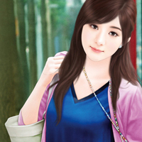 47张温柔漂亮的女生真人手绘QQ头像合集