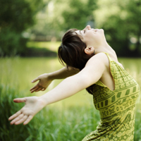 抬头望天的女生头像合集 48张唯美氛围感头像