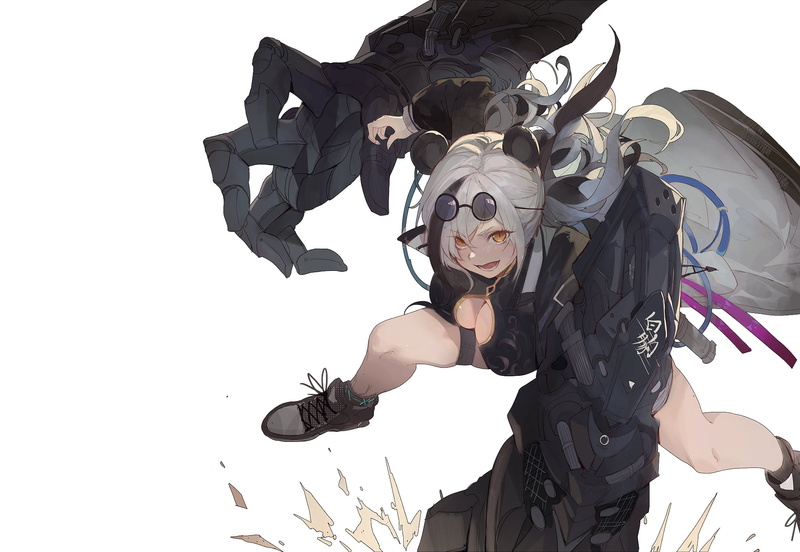 720P黑月动漫少女高清手机壁纸