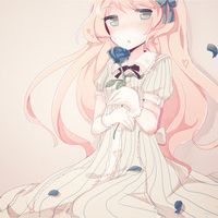 47张超好看的唯美插画动漫女生头像合集