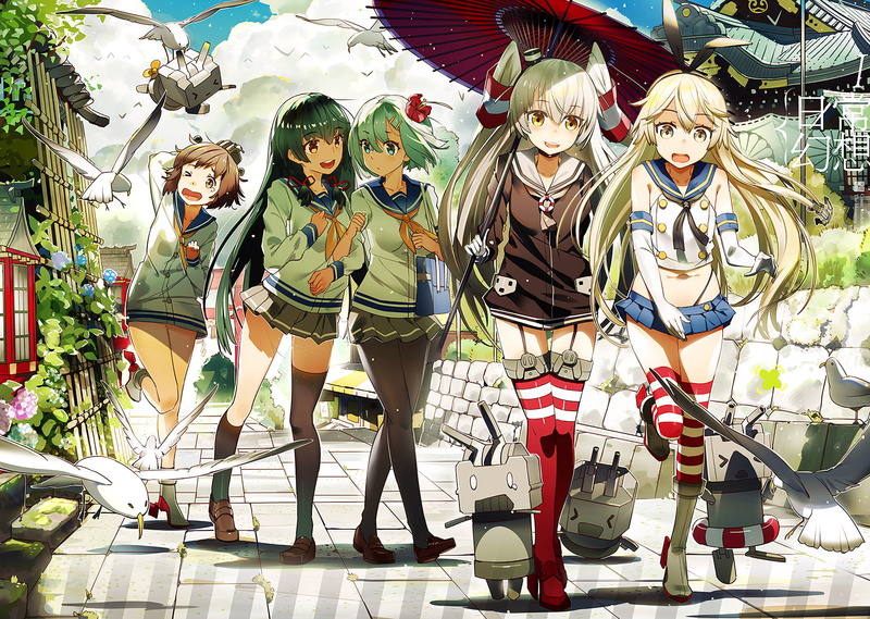 舰队收藏岛风兄妹组绝美壁纸