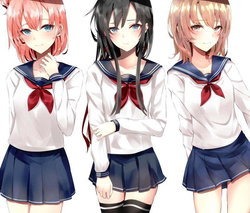 《我的青春恋爱物语果然有问题》高清壁纸合集 雪之下雪乃 由比滨结衣 一色伊吕波 我的青春恋爱物语果然有问题 1080P高清壁纸