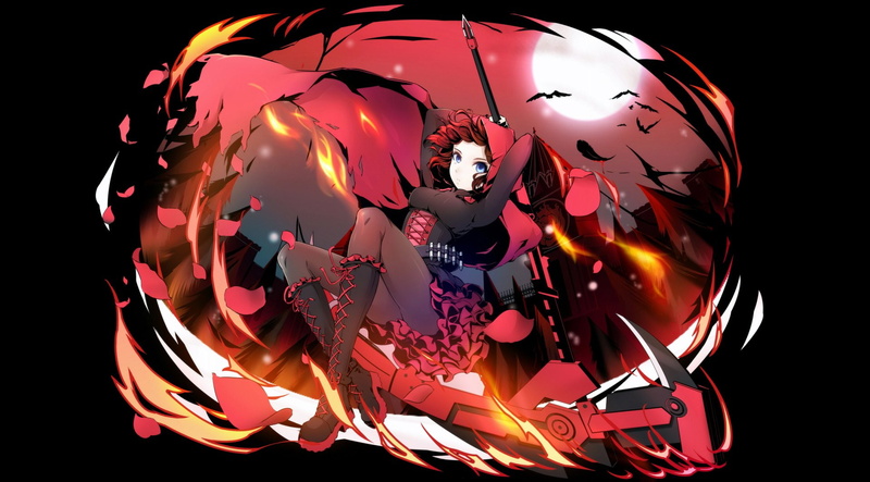 RWBY系列角色高清壁纸合集：露比·罗丝与布蕾克·贝拉多娜