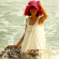 48张氛围感海边女生QQ头像合集 意境感拉满