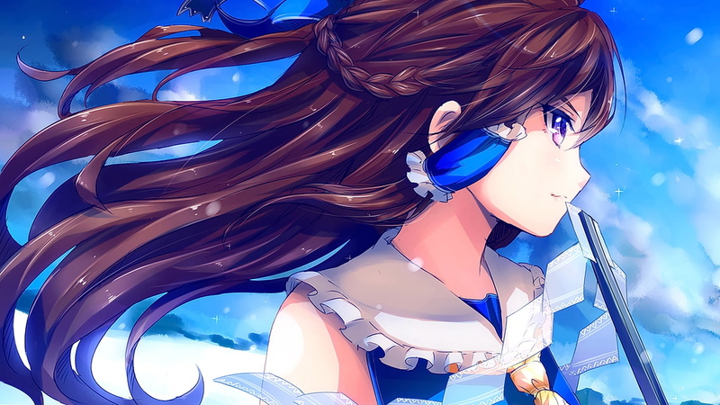 博丽灵梦壁纸分享！东方project少女蓝眸黑发氛围感拉满