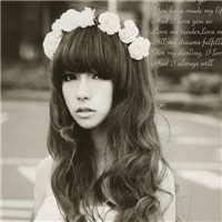 48张带花的清新唯美女生头像合集