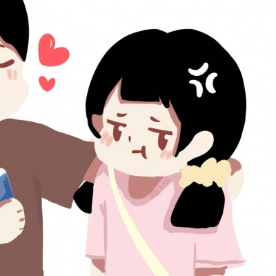 两口子用的卡通高清微信头像 一共8张