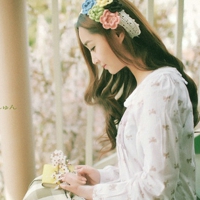 48张带花的清新唯美女生头像合集