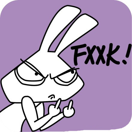 超萌方耳兔子表情包合集