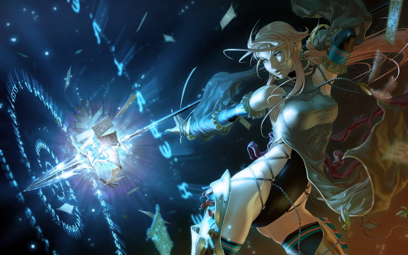 DA站画师Ocampo的奇幻魔法少女壁纸合集