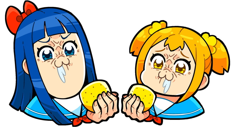 Pop Team Epic壁纸来啦！两位主角高清1080P无水印图
