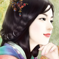 48张绝美古风漫画女生头像 适配QQ的古典氛围感女头