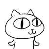 软萌黑白卡通猫表情包合集