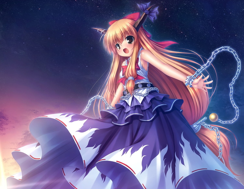 绝美二次元少女星空夜景壁纸合集