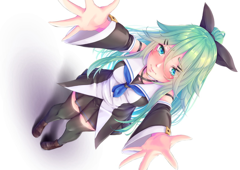 舰队收藏舰娘山风1080P高清壁纸